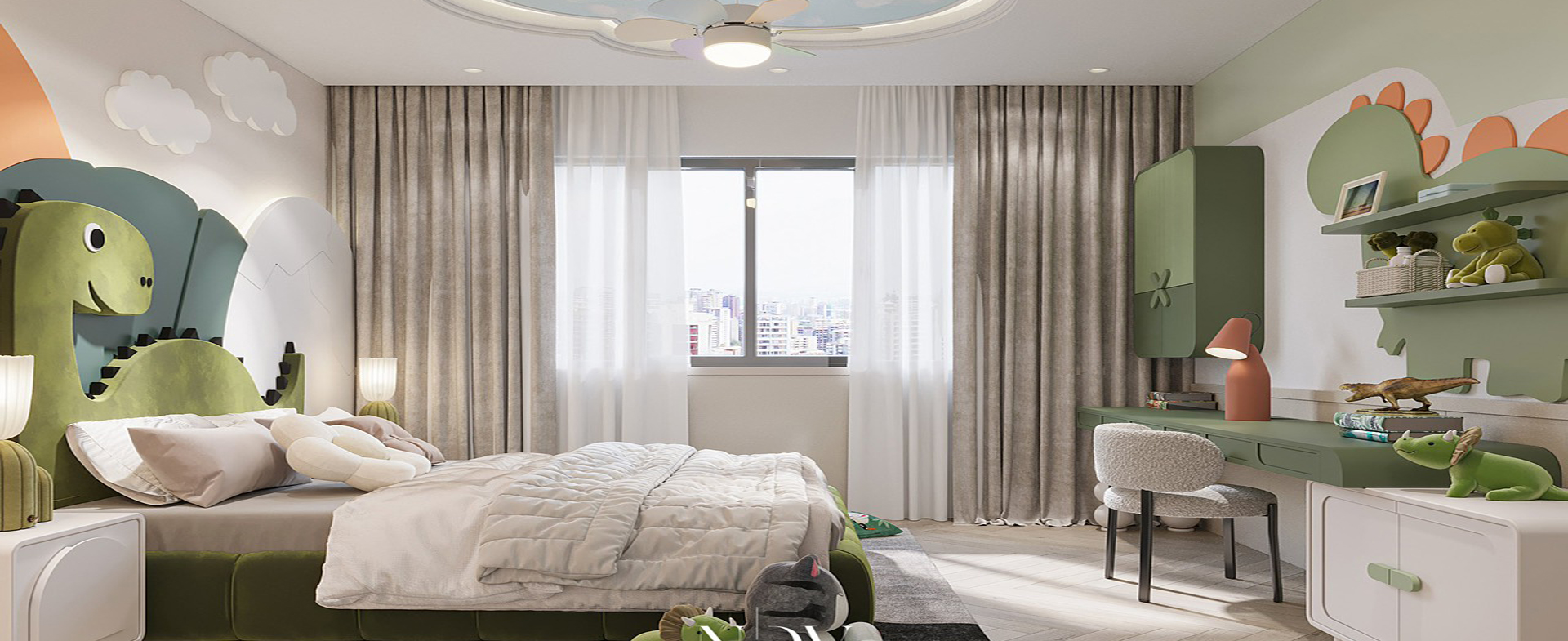 Thiết kế phòng ngủ cho bé